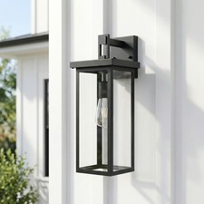 2 Pack 20'' Outdoor LED Wall Light Exterior Porch Sconce Dusk to Dawn Fixture