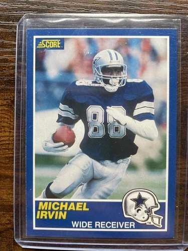 1989 Score - Michael Irvin #18 (RC)