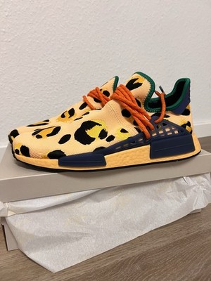 adidas NMD Hu Herren Sneaker Low Top Tiermuster Schnürung gepolstert 46 2/3