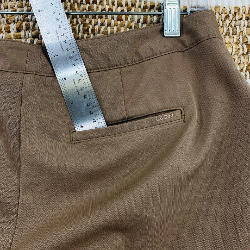 Izod PerformX Women’s Bermuda Shorts Size 8 Brown Golf Athletic - Image 4 of 4