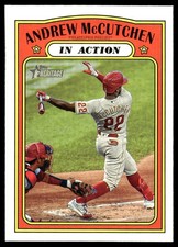 Andrew McCutchen 2021 Topps Heritage #240 Phillies MLB READ FREE SHIPPING