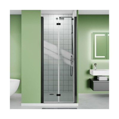Bifold Shower Door, 30''-31.9'' W x 72'' H, 1/4'' Tempered Glass Shower Door, Fol...