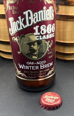 Sealed Jack Daniels Brewery 1866 Classic Winter Brew Beer Empty