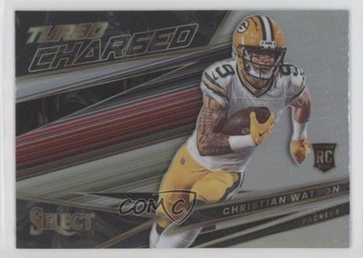2022 Panini Select Turbocharged Silver Prizm Christian Watson #TUR-25 0c9e