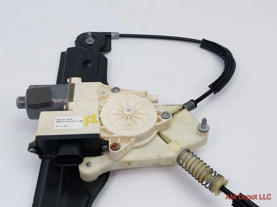 BMW 535i 528i 550i GT F07 2012 regulador de ventana de puerta delantera derecha 51337197920 Foto 2 de 4