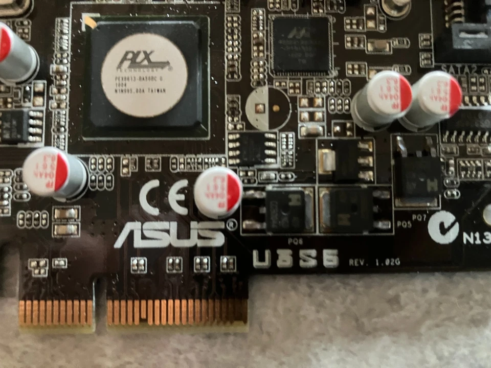 Asus U3S6 2x USB 3.0 Port 2x SATA 6Gbs PCIe x4 Add In Controller Card - image 4 of 4