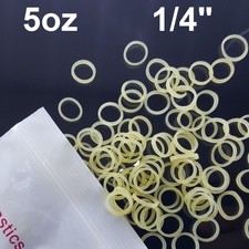 100x Orthodontic Rubber Bands Braces Stretch Elastic Oral Mouth Teeth 5oz 1/4"