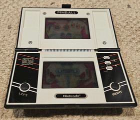 NINTENDO PINBALL Game and Watch vintage electronic handheld LCD game 1983