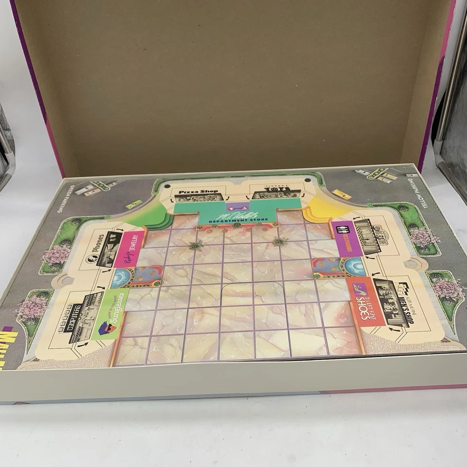 Electronic Mall Madness Board Game 1989 Milton Bradley Mostly Complete READ - Image 3 of 4