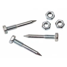 MIDWEST RAKE 46127 Replacement Steel Spikes,1-1/2" L,PK26