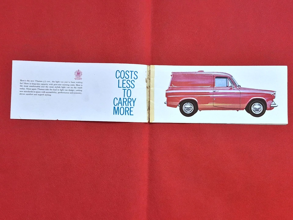 1961 New THAMES 5/7 CWT VAN UK Launch Sales Brochure (Ford Anglia) - Image 2 of 4