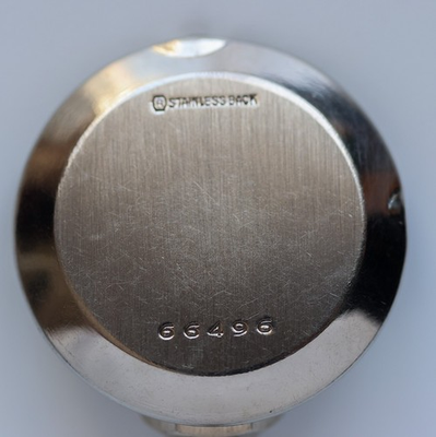 #ad #ad VINTAGE REX W.C. CO Stainless Steel 66496 Watch Case Back 29.0mm Snap On Parts $15.95