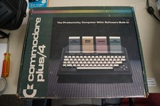 Commodore Plus/4 Computer In Box Untested With power