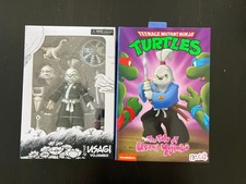 NECA TMNT Usagi Yojimbo Action Figure Colored and Black and White Stan Sakai Ed