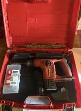 Hilti TE 4-A22 Rotary Hammer Drill Cordless With Multiple Bits W/Box