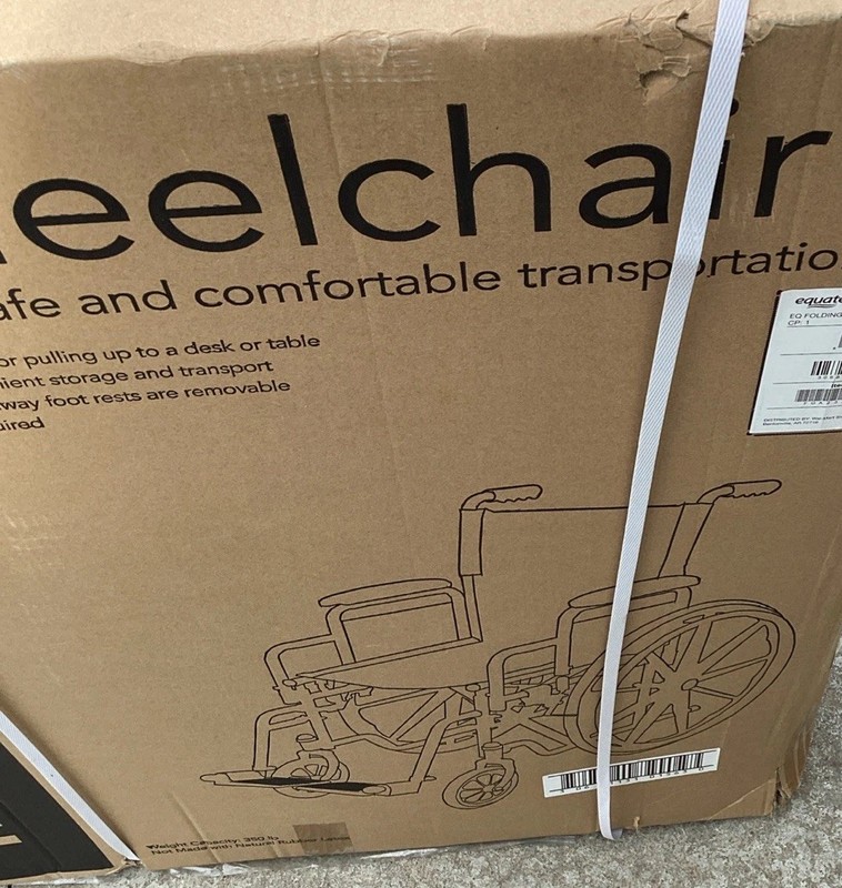 Equate FGA232EQ WMRT Wheelchair With Large 18-Inch Padded Seat, Removable