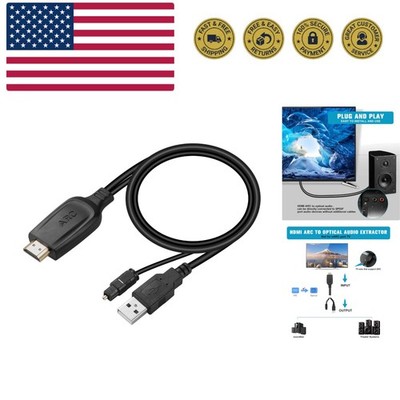 192KHz HDMI ARC to Optical Audio Converter for TV to Soundbar, Plug & Play 3....