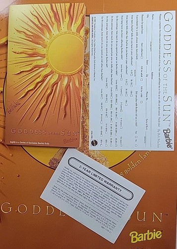 Goddess of The Sun Barbie Doll Bob Mackie 1995 Mattel 14056 OPEN BOX - Picture 5 of 9