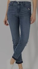STRANDFEIN Jeanshose Sarah knöchellang OEKO-TEX®Standard 100 schmales Kurzgröß19