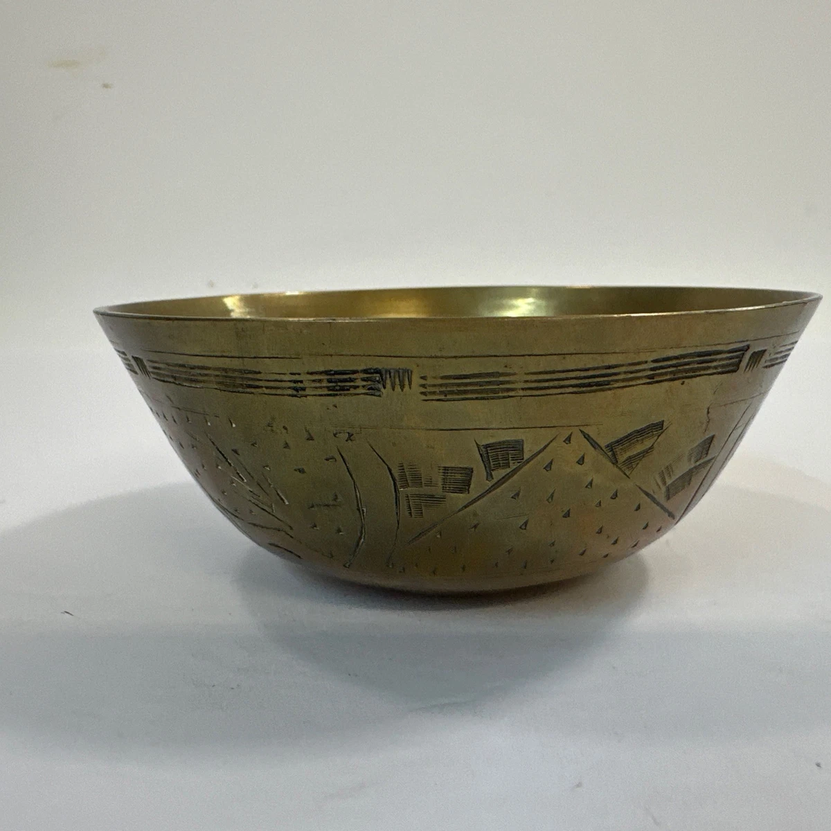 黄铜碗复古原始亚洲古董| eBay