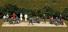 Atlas HO Scale Model Railroad/Train Accessory Figures/People Unpainted (24 Pack)