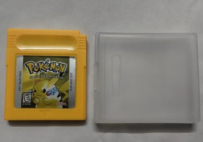 New Pokémon yellow Version (Nintendo Game Boy, 1999) Can be saved