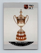 1990-91 Pro Set The King Clancy Memorial Trophy #380