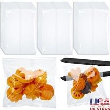 Clear Heat Seal Cookie Bags Large Capacity Snacks Treats Party Favors New