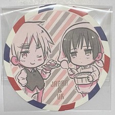 Hetalia Airmail Coaster UK Japan Original Art Anime Merchandise New