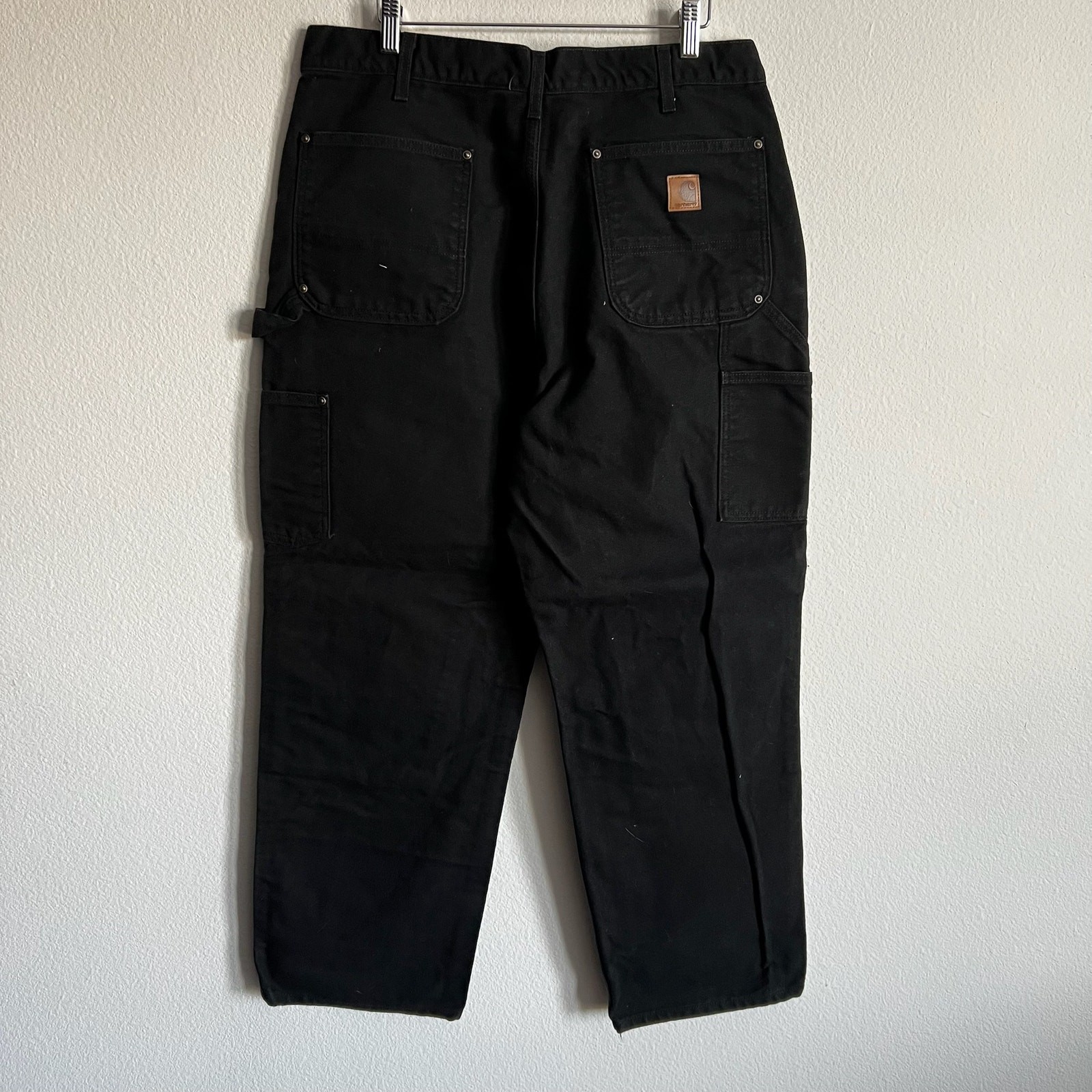 Carhartt B136 BLK black double knee work wear carpent… - Gem