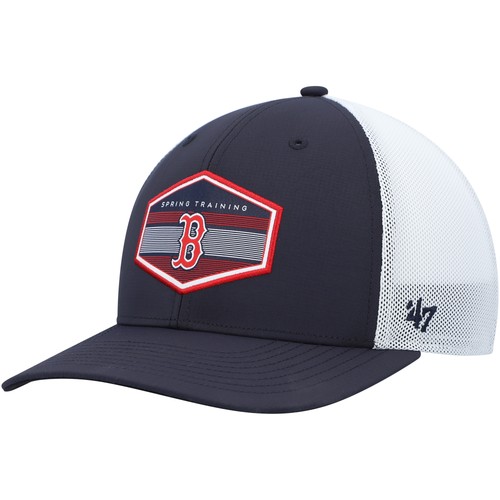 Camionista Burgess Uomo '47 Navy/Bianco Boston Red Sox Primaverile Allenamento Regolabile