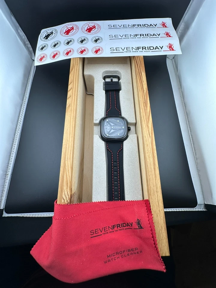 Sevenfriday Spaceship Mens Automatic Grey Dial Watch 46mm Sapphire Crystal M3/01 - Image 3 of 4