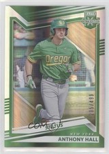 2022 Panini Elite Extra Edition Status Green 205/499 Anthony Hall #130 12cn