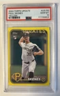 2024 Topps Update Series - Paul Skenes Yellow - White Uniform (RC) Yellow PSA 10