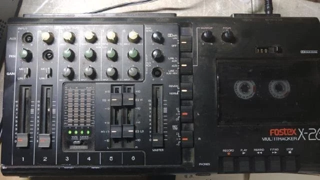 FOSTEX X-26 Analog 4 Track Multitrack Cassette Tape Recorder DC12V 5.2W Japan - Image 2 of 4