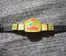 Figura Mattel Cinturón Título Campeonato Europeo Elite WWE 1:12 Attitude Era Brillante