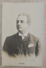 Postcard Old portrait decori (Reutlinger, Paris) 1900