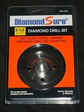 2-1/2" 63.9 mm DiamondSure Diamond Drill Bit Hole Saw Tile Glass Granite Stone 