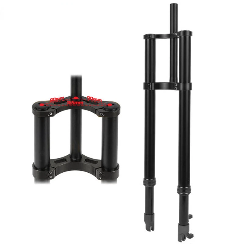 26er Snow Electric Bike Fat Fork Downhill Mountain Spring Oil Suspension Forks - Image 3 of 4