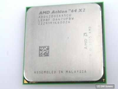 AMD ADO4200IAA5CU Athlon 64 X2 4200+ Socket AM2 2.2Ghz 2200Mhz 65W Tray CPU