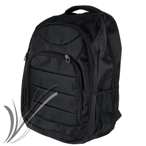Zaino nero tessuto tecnico Uomo ragazzo tempo libero zainetto scuola  università | eBay
