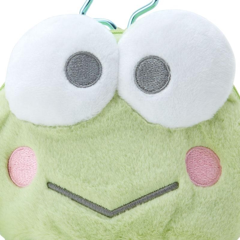 Kero Kero Keroppi Frog Plush Face shape Pouch Window Grand Prize