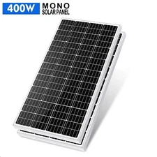 400W 12V Mono Solar Panel PV Power Charger Home RV Boat Camping Garden Off Grid