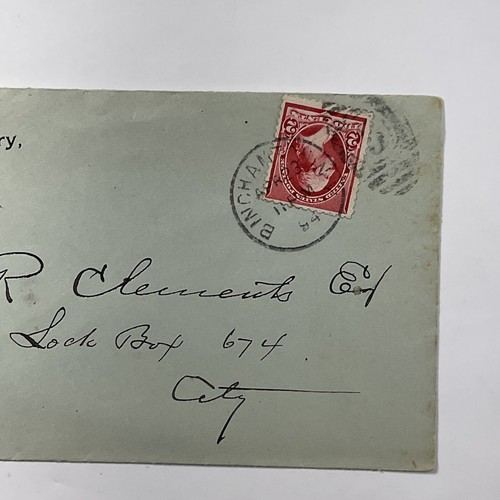 1894 Binghampton, New York J.W. Brown Binghampton, Laundry Envelope - Picture 4 of 5