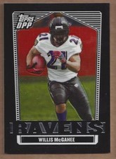 2007 Topps Draft Picks and Prospects Football Chrome Black - Choose Your Card