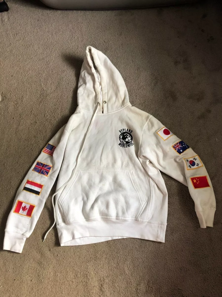 Hypland worldwide flag hoodie for best sale sale