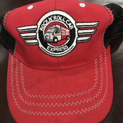 ROCK N' ROLL EXPRESS SNAP-ON TOOLS HAT RED AND BLACK ADJUSTABLE NEW