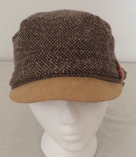Wool Blend Captain Biker Hat Cap Size 