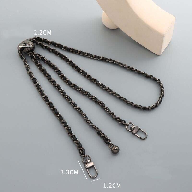 Adjustable Leather Chain Straps Replacement for Shoulder Crossbody Bag Handbag