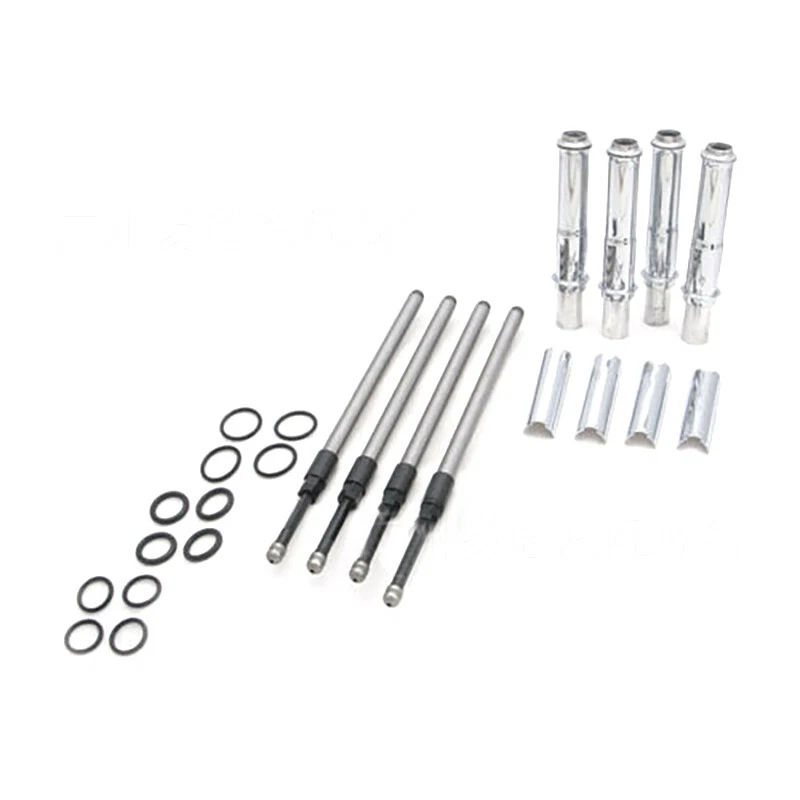 Kit de varilla de empuje y cubierta doble para Harley reemplazo para instalación S&S Quickete EZ Foto 4 de 4